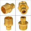 Everflow 3/8" O.D. COMP x 3/4" MIP Reducing Adapter Pipe Fitting, Lead Free Brass C68R-3834-NL